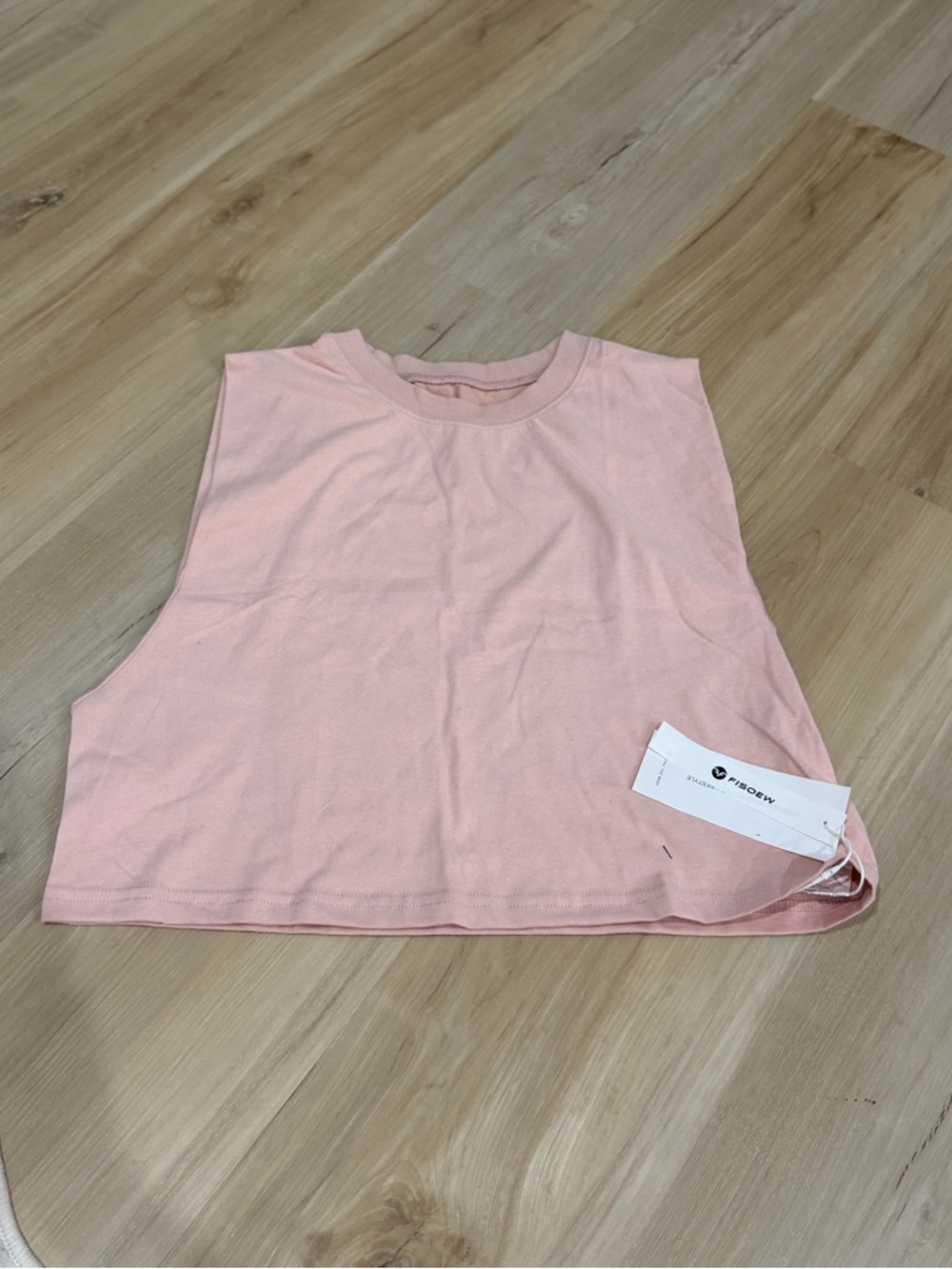 Women's Sleeveless Crop Tank Top - Pink